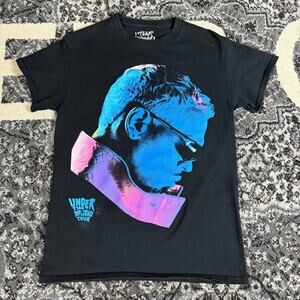 Chris Brown Under The Influence Tour Europe Black Tee Shirt Sz Small Preowned‎